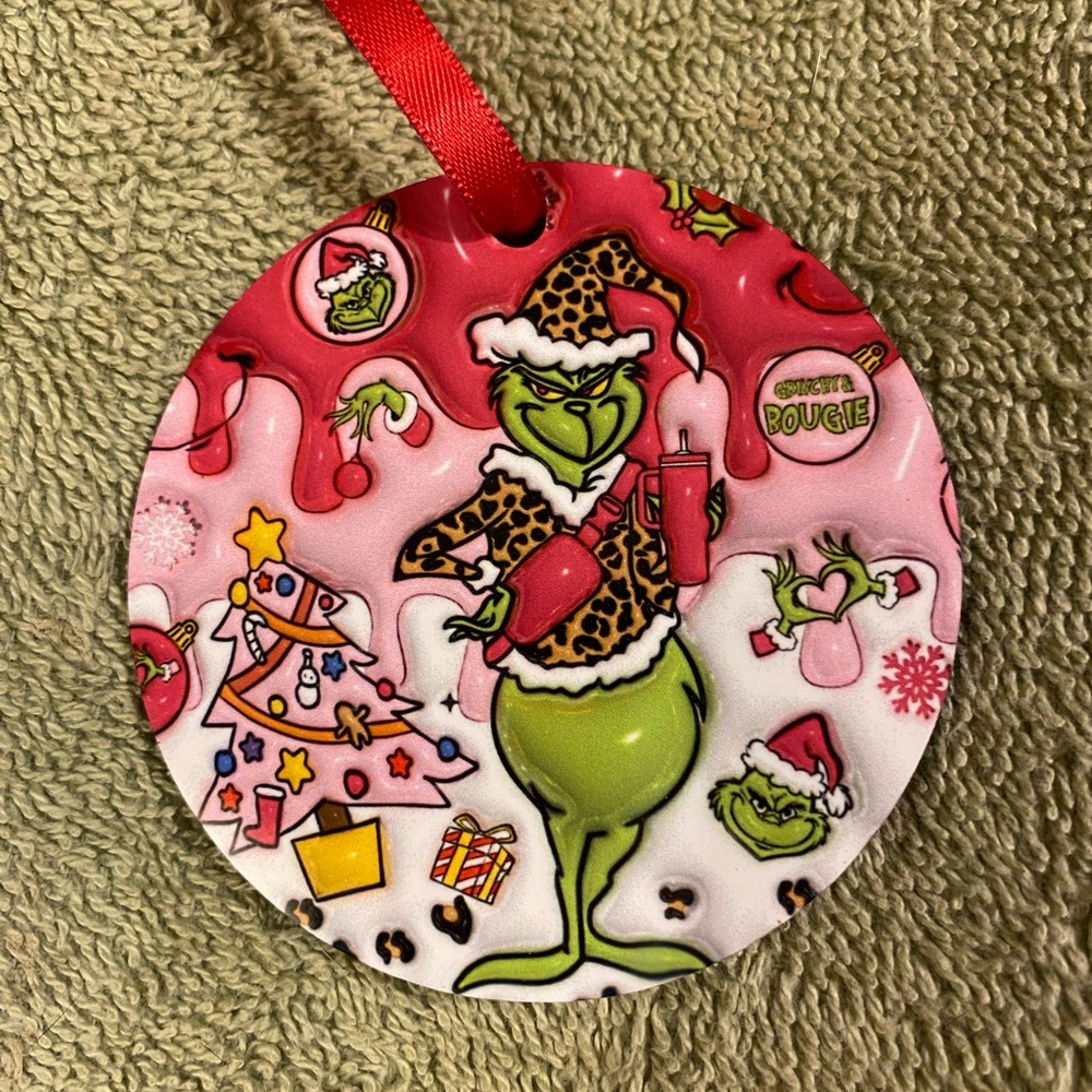 2/$15 SALE! Grinch Christmas Ornament